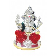 Ganesha Idol-B (Silver Plated)